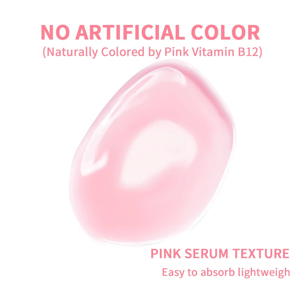 30ml Salmon PDRN Pink Peptide Facial Serum Deep Moisturizing Long-Lasting Hydration Pink Glow Serum Even Skin Tone Korean Skinca