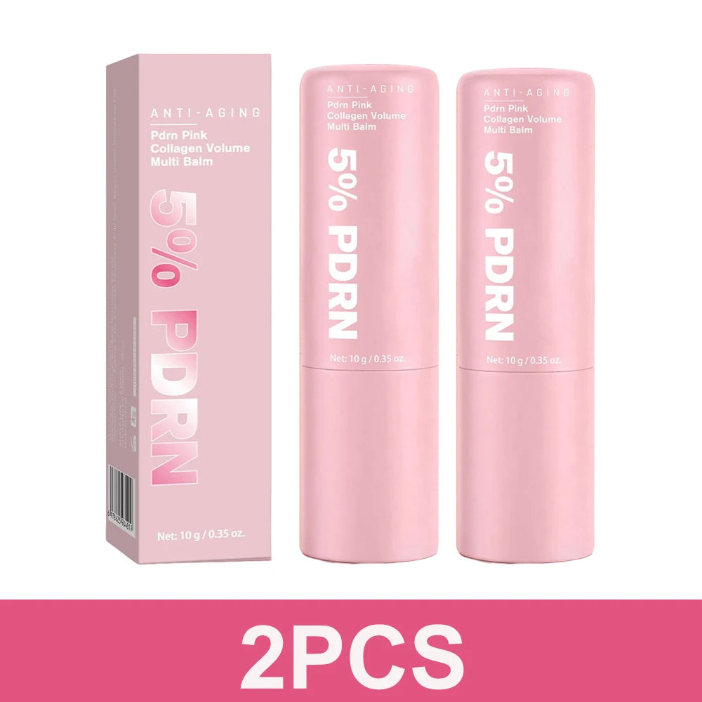 PDRN Pink Collagen Volume Multi Balm, All In One Volufiline, PDRN& NAD Stick ,Helping Look of Fine Lines, Firming Care,Lip Care