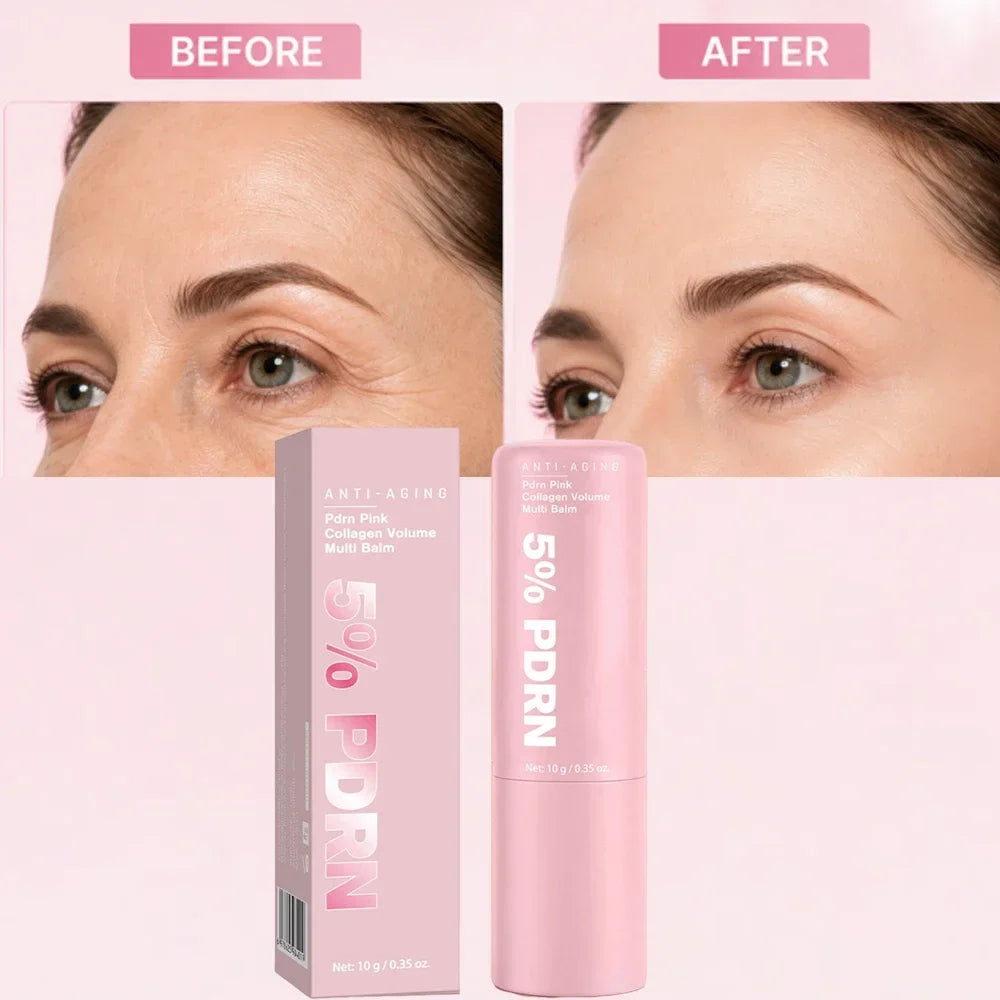 PDRN Pink Collagen Volume Multi Balm, All In One Volufiline, PDRN& NAD Stick ,Helping Look of Fine Lines, Firming Care,Lip Care