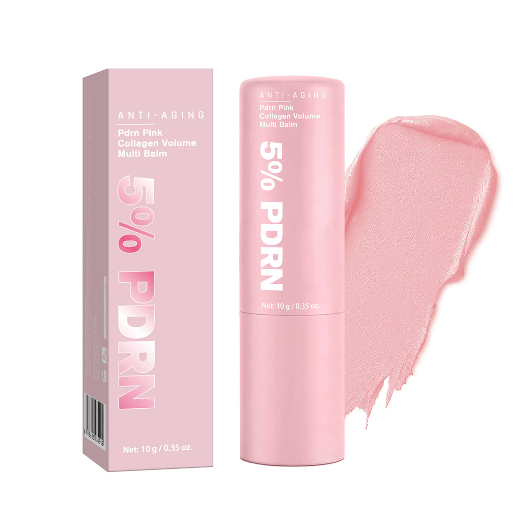 PDRN Pink Collagen Volume Multi Balm, All In One Volufiline, PDRN& NAD Stick ,Helping Look of Fine Lines, Firming Care,Lip Care
