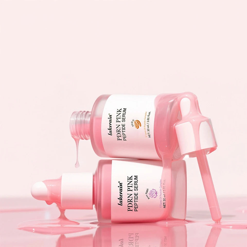 30ml Salmon PDRN Pink Peptide Facial Serum Deep Moisturizing Long-Lasting Hydration Pink Glow Serum Even Skin Tone Korean Skinca